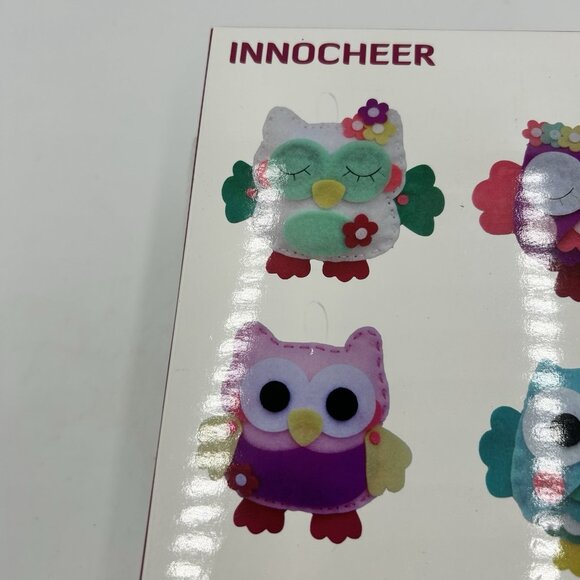 Innocheer Felt Owl Ornaments Sewing Kit Age 6+ Set NEW - Picture 3 of 9